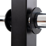 SMAI Bumper Plate Storage Tree Olympic wheels close up