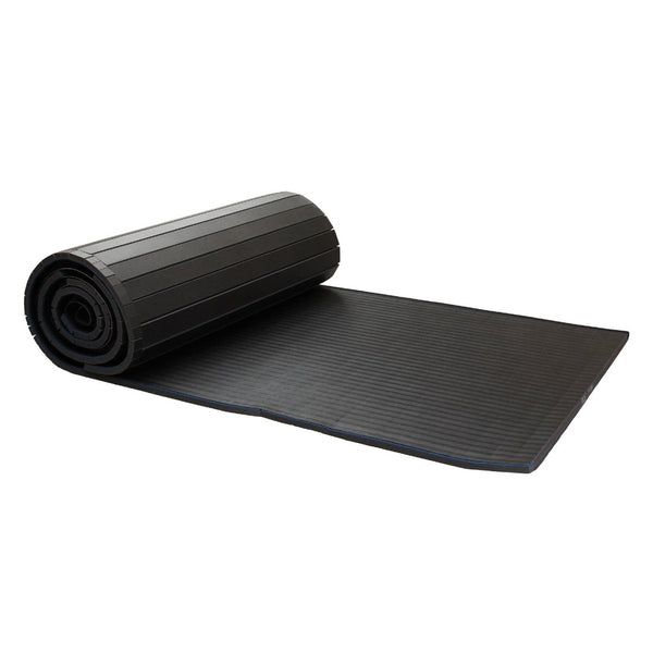 Dollamur - Flexi Connect Flooring Roll - Black Rolled Out