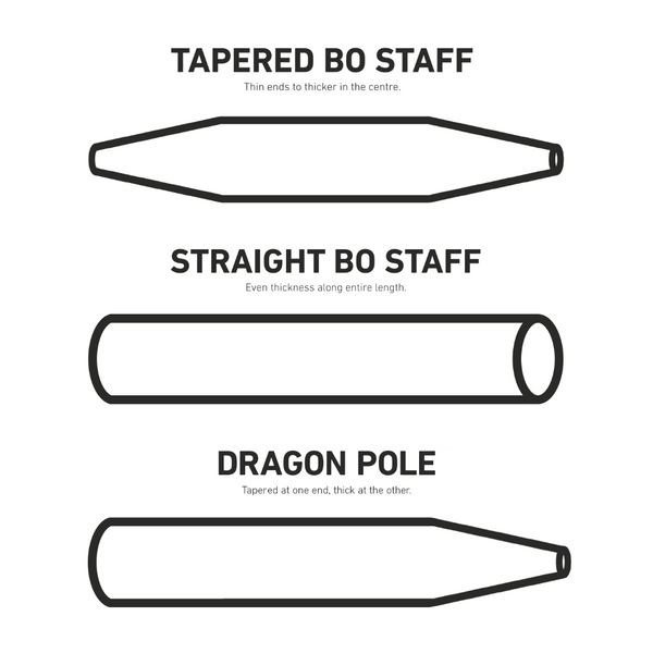 Bo Staff 6ft Untapered (White Oak) Martial Arts SMAI