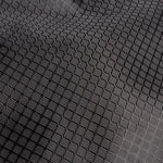 Close up polyester of SMAI duffle bag  triple black gym bag boxing bag training bag