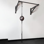 Leather Floor to Ceiling Ball in a gym