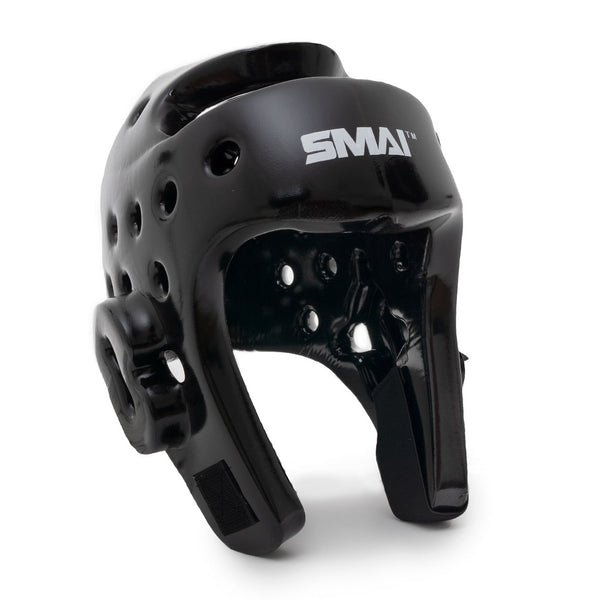 Head Guard - Dipped Black Front View