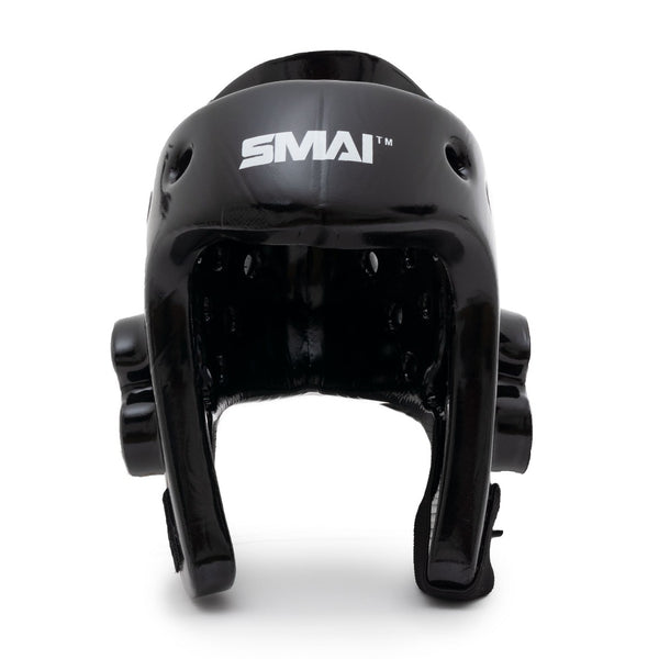 Head Guard - Dipped Black Front View 2