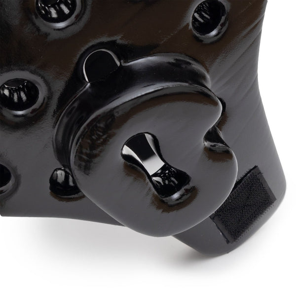 Head Guard - Dipped Black Close Up of Ear