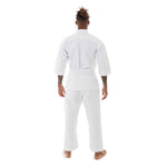 Karate Uniform - 10oz Canvas Gi (White) Back View 2