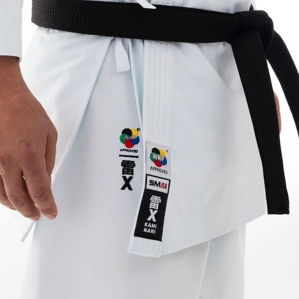 WKF Karate Uniform - 14oz Premium Kata Gi - Kaminari X WKF Lapel