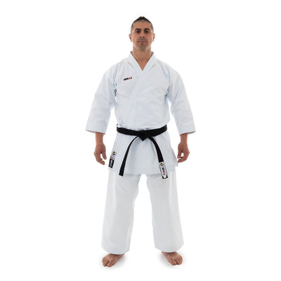 WKF Karate Uniform - 14oz Premium Kata Gi - Kaminari X Front View