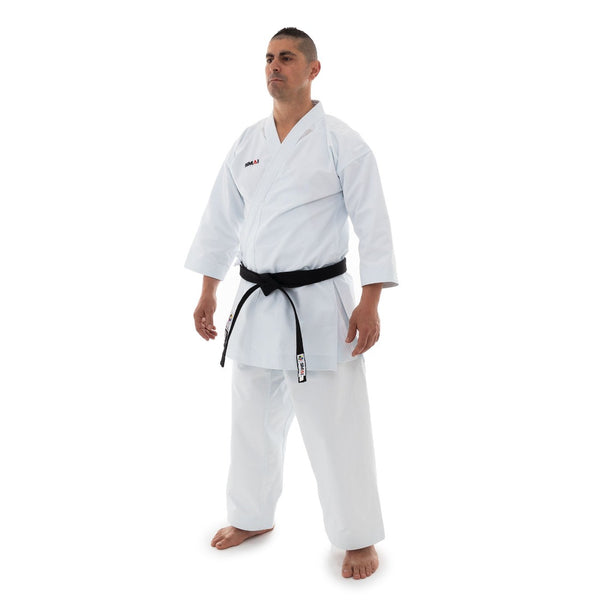 WKF Karate Uniform - 14oz Premium Kata Gi - Kaminari X Side VIew