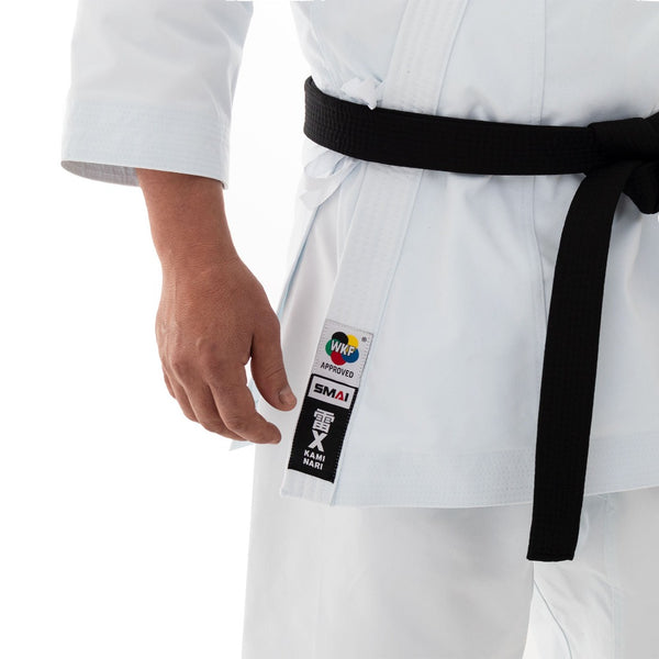 WKF Karate Uniform - 14oz Premium Kata Gi - Kaminari X Lapel