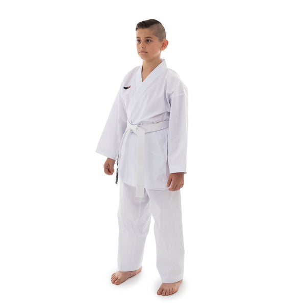 WKF Karate Uniform - 8oz Student - Senshi Side View