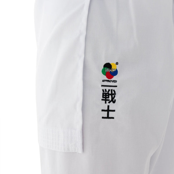 WKF Karate Uniform - 8oz Student - Senshi Pants embroidery