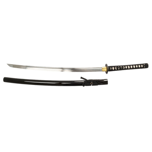 Katana - High Carbon Black Unsheathed Sword