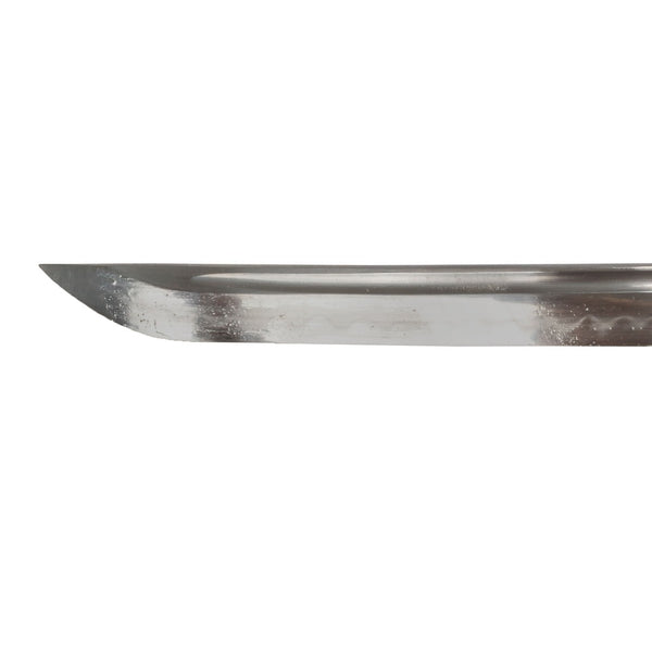 Katana - High Carbon Black Close up of Tip of Sword