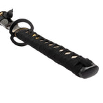 Katana - Medium Carbon Black Handle Close up