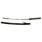 Katana - Medium Carbon Black Lying down next to Saya