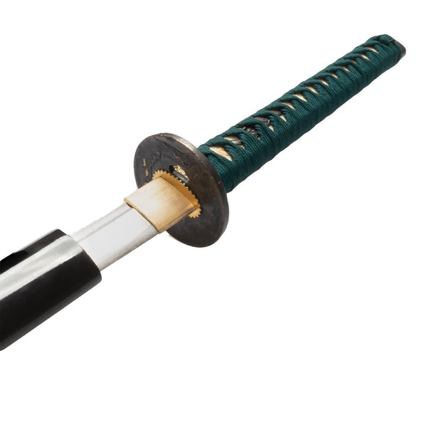 Katana - Medium Carbon Emerald Close up of Handle 2