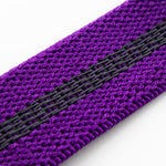 Knitted Resistance Band - 50lb Purple Close up of Material 2