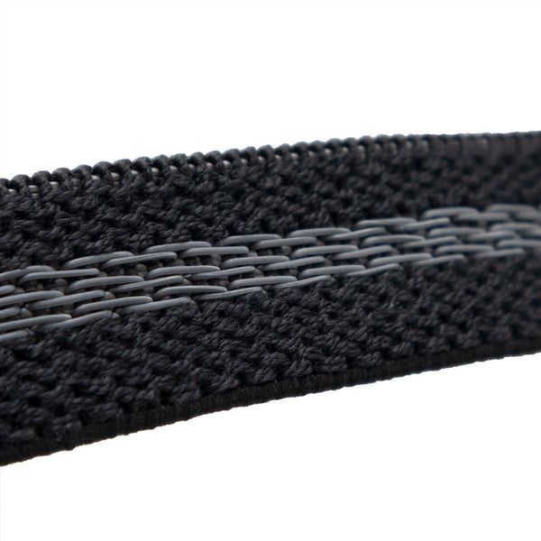 Knitted Resistance Band - 25lb Black Close up of material 2