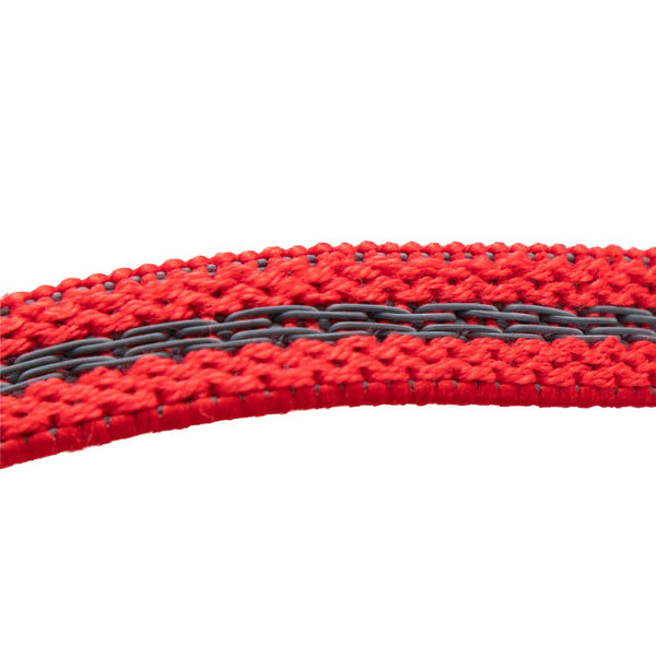 Knitted Resistance Band - 10lb Red Close up of material 2