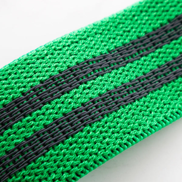 Knitted Resistance Band - 75lb Green Close up of Material 2