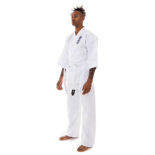 Kyokushin Uniform - 8oz Student Gi Front/Side View