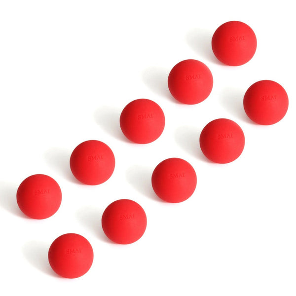 Massage Ball - Lacrosse 6.5cm - 10 Pack