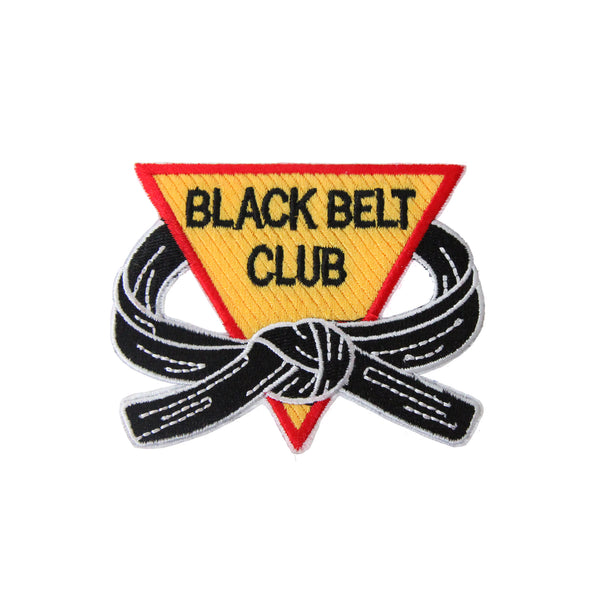 black belt club patch, Martial arts badge, martial arts patches, karate patches, karate badges, taekwondo patches, kung fu patches, karate uniform patches