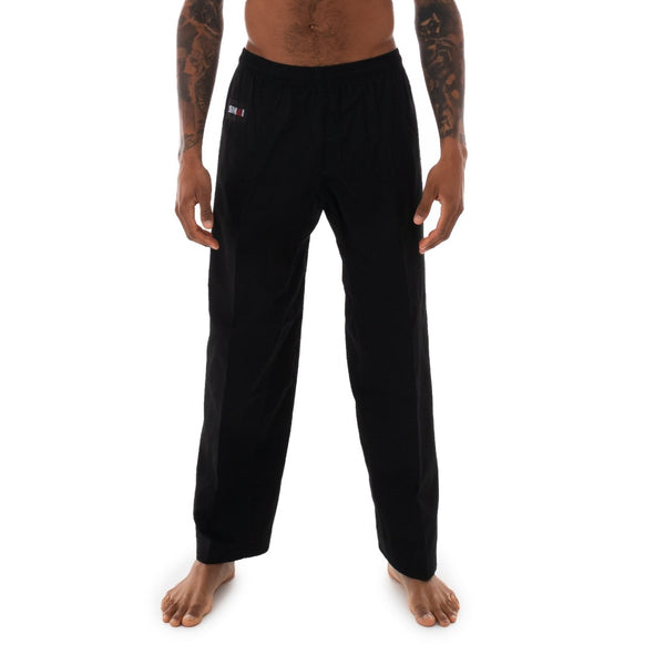 Martial Arts Pants - 8oz Black Front View