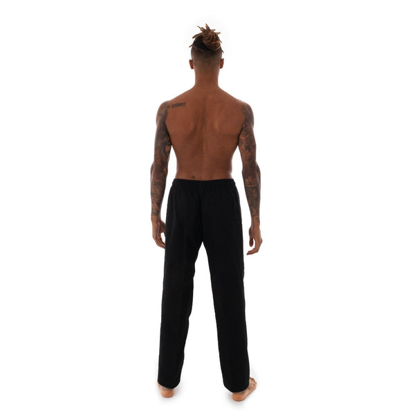 Martial Arts Pants - 8oz Black Back View