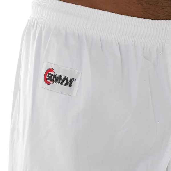 Martial Arts Pants - 8oz Close up of old SMAI Logo
