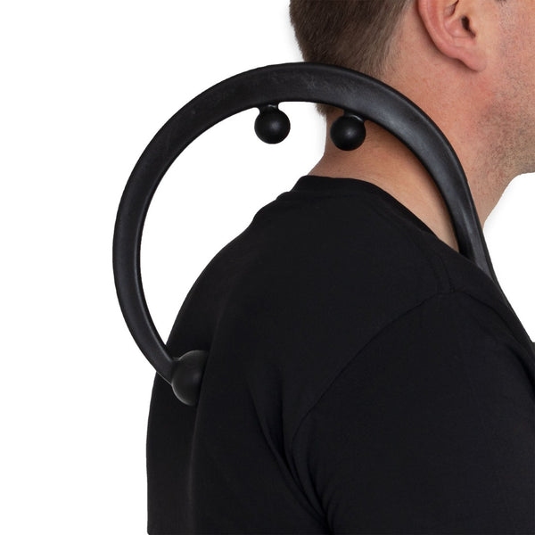Massage Cane in use on back
