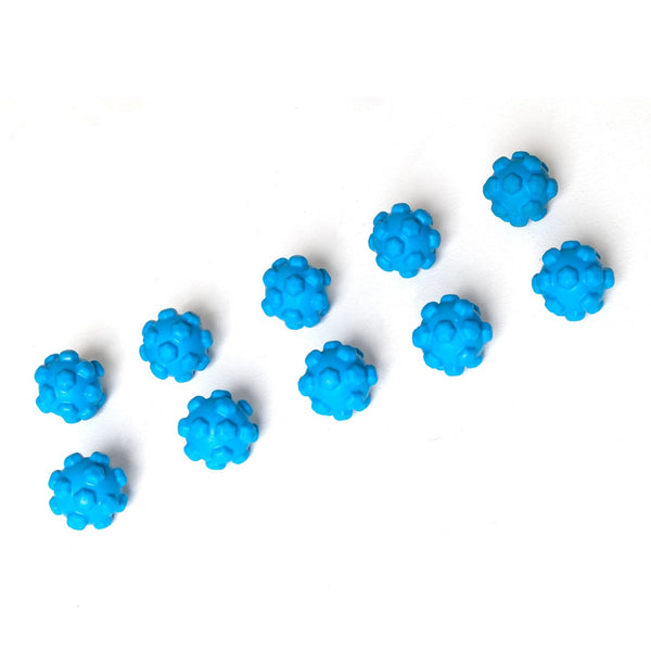 Massage Ball - Rubber Hex 3.5cm - 10 Pack