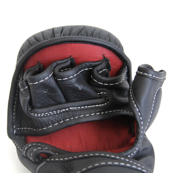 SMAI Elite85 MMA Hybrid Sparring Gloves 7oz Inner Side Red Detailing