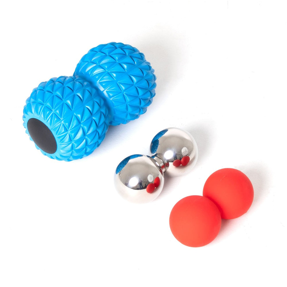 Peanut Roller Pack Pack includes  1 x Peanut Roller - Tri-Grid 27cm  1 x Peanut Roller - Rubber 15cm  1 x Peanut Roller - Stainless Steel Hot & Cold