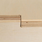 Plyometric Box - Competition Wood Close up of wood connection
