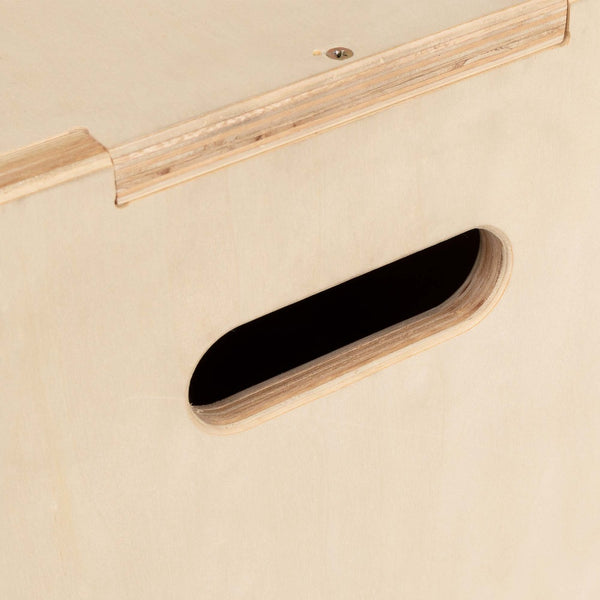 Plyometric Box - Competition Wood Close up of Handle