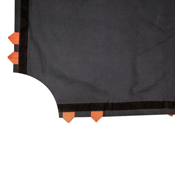 SMAI boxing ring replacement floor canvas black corner velcro fitting corner