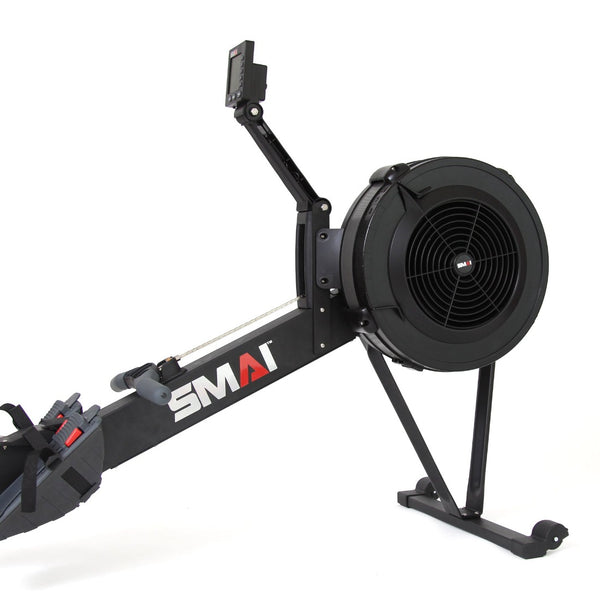 SMAI Rowing Exercise Machine Air Rower Close up of fan