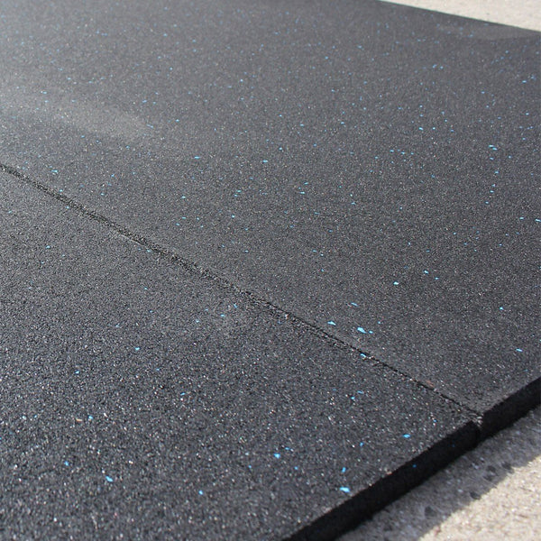 Rubber Gym Flooring Tile - 15mm Close up of Speckle