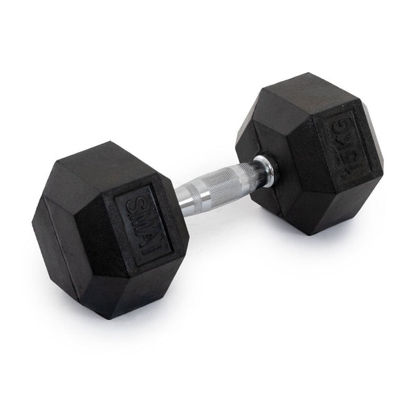 Rubber Hex Dumbbells Classic - Set 32.5kg-40kg Pairs 4