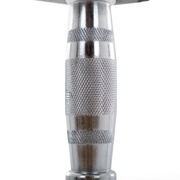 Rubber Hex Dumbbells Classic - Set 32.5kg-40kg Pairs Close up of knurling