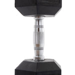 Rubber Hex Dumbbells Classic Knurling