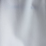 TKD Uniform Classic - 8oz Ribbed Student Dobok (Black V-Neck) Close up of material