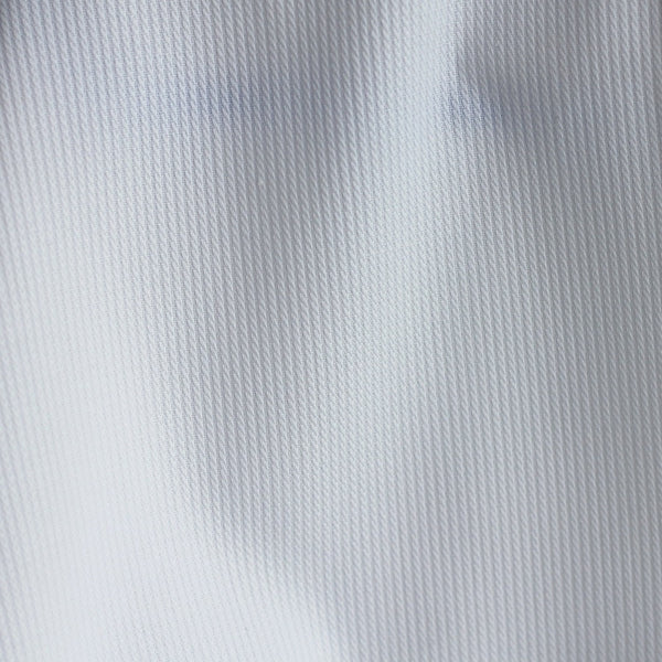TKD Uniform Classic - 8oz Ribbed Student Dobok (Black V-Neck) Close up of material