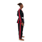 TKD Uniform - 8oz Demo Team Dobok Red Side View