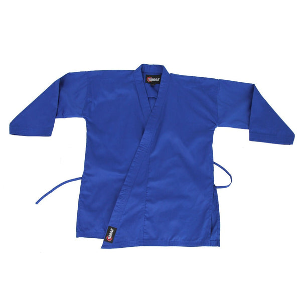 Karate Uniform - 8oz Student Gi (Blue) Flat Lay