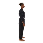 12oz canvas karate gi SMAI black side right