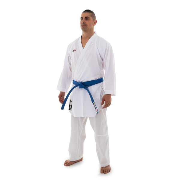 WKF Karate Uniform - 6oz Premium Kumite Gi - Inazuma Side View 