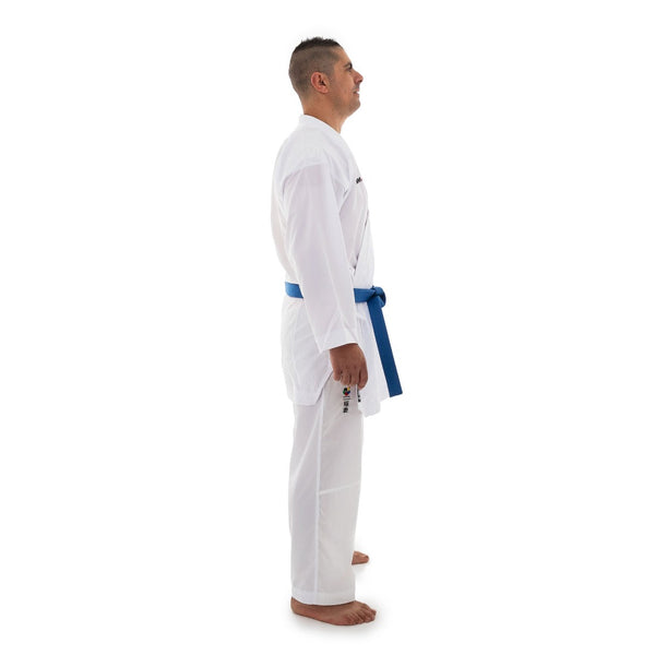 WKF Karate Uniform - 6oz Premium Kumite Gi - Inazuma Side View
