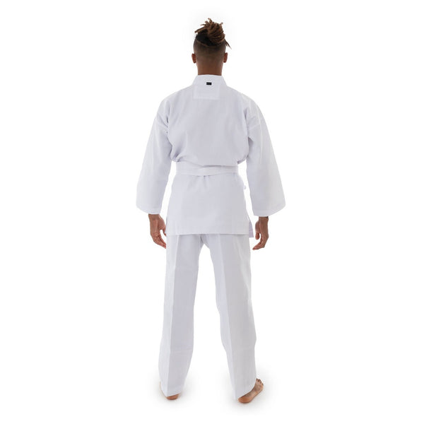Classic Karate Uniform - 8oz Student Gi White Back view